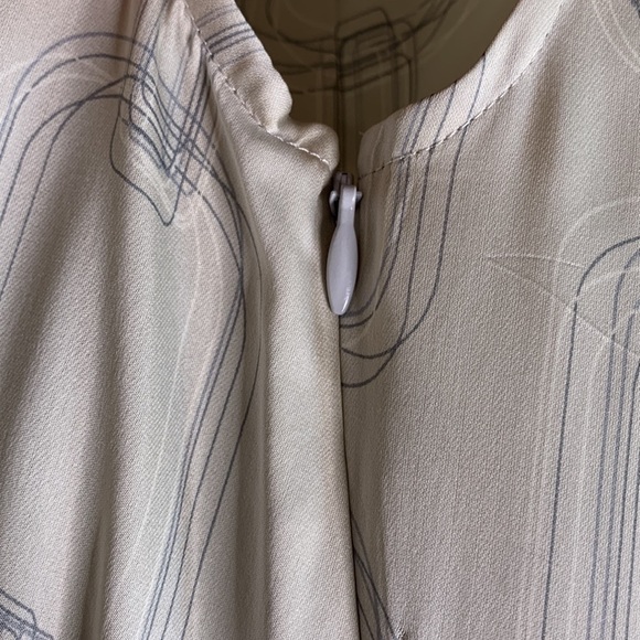 Banana Republic Monogram Silk Crossover Cocktail Dress - Picture 7 of 8